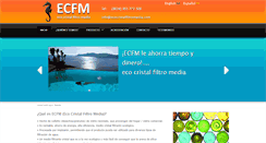 Desktop Screenshot of ecocristalfiltromedia.com